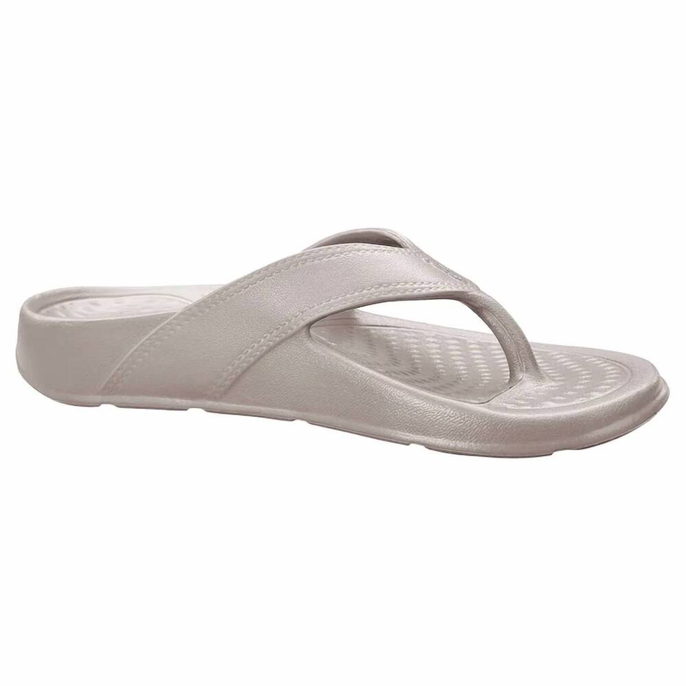NEW NUUSOL women's cascade flip flops sandal in driftwood